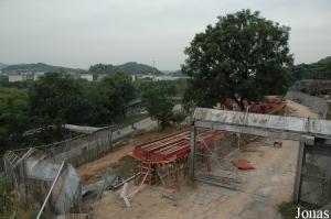 Anciens enclos du safari en cours de restructuration