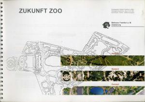 <strong>Zukunft Zoo</strong>, Metrozoo Frankfurt a. M. Zielplannung, Zoologischer Garten Frankfurt a. Main, Arbeitsgemeinschaft Zoo, Schmidhuber + Partner, Gottfried Hansjakob, Stand 15.04.1999