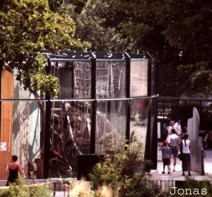 Maison des singes vue de l'extérieur