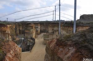 Volière sud-américaine vue du poste d'observation supérieur