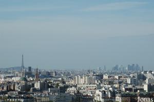 Vue de Paris à partir du Grand Rocher