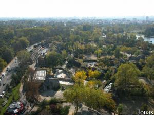 Vue sur le zoo à partir du Grand Rocher