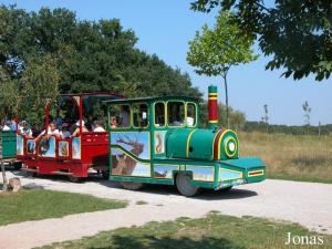 Petit train durant une visite guidée