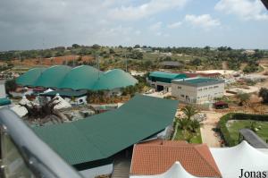 Aerial view of Zoomarine from the wheel