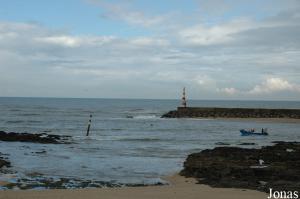 View of the sea from Estação Litoral da Aguda