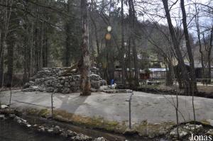 Ancienne île des ours, aujourd'hui occupée par des chèvres